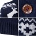 Mens Christmas Casual Turndown Collar Quality Deer Coat Knit Cardigan Sweater