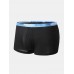 Mens Modal Cozy Solid Color Letter Waistband U Pouch Soft Boxers